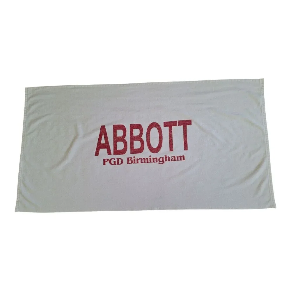 VTG Beach Towel Abbott Labs PGD preimplantation genetic diagnostics Made in USA